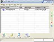 adultpdf TIFF To PDF Convert screenshot